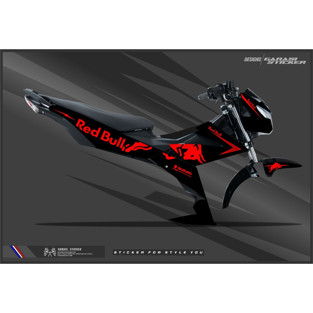 Striping / Stiker Satria Fu Fi / Injeksi Redbull Thai Style
