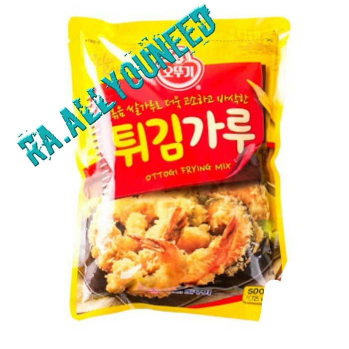 

Korean Ottogi Frying Mix Powder 1KG Tepung Bumbu Tempura Goreng