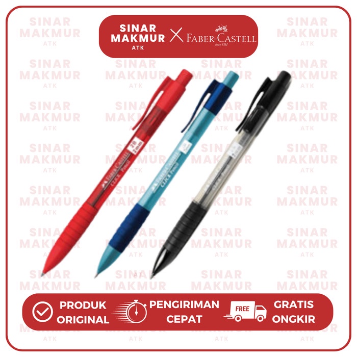 

Pensil Mekanik/Mechanical Pencil Click 2.0 mm FABER CASTELL (PCS)