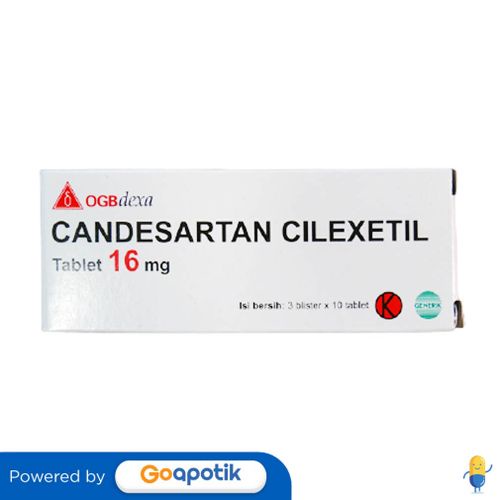 CANDESARTAN OGB DEXA MEDICA 16 MG BOX 30 TABLET