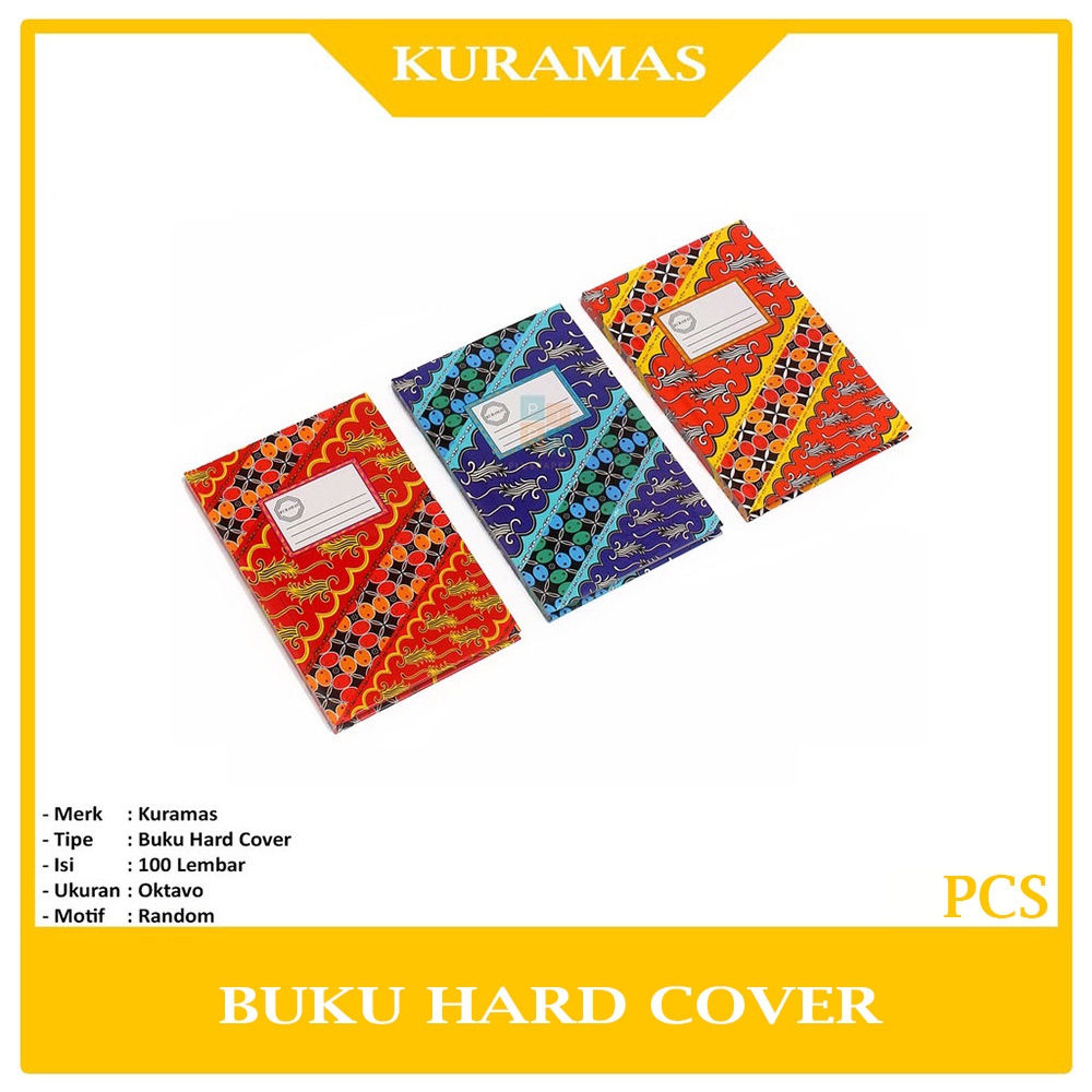 

KURAMAS - Buku Catatan Hard Cover Oktavo - Pcs