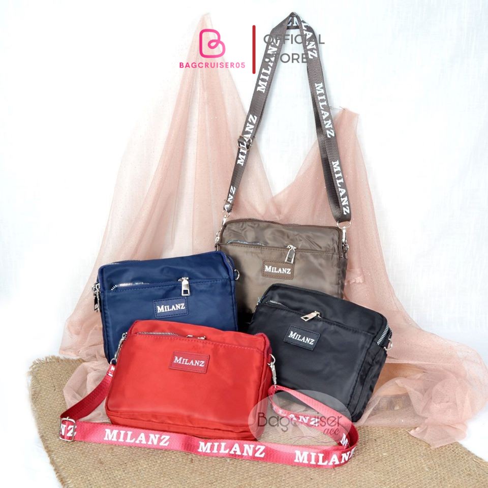 Dompet/ Selempang Sarung HP parasut 3 Res Utama Wanita 1377