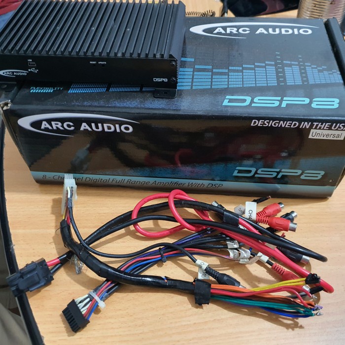 ARC AUDIO DSP8 processor lengkap dus buku socket venom codia segel