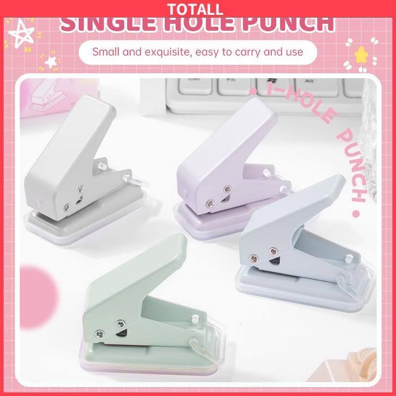 

COD Morandi Color Puncher Pelubang Kertas Tunggal Pelubang Kertas Portabel Mini-Totall