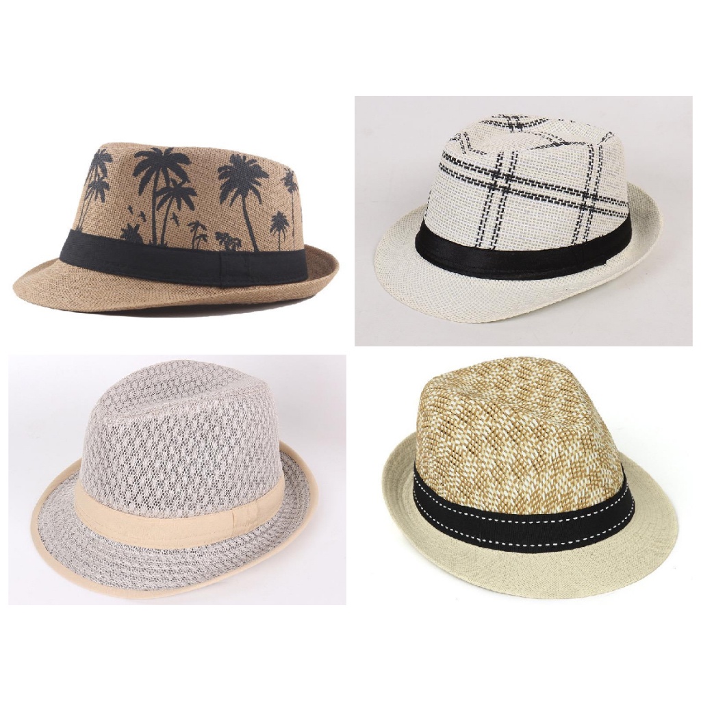 Topi Fedora  / Fedora Hat Import / Topi fedora kain Halus Topi Fedora Mix import