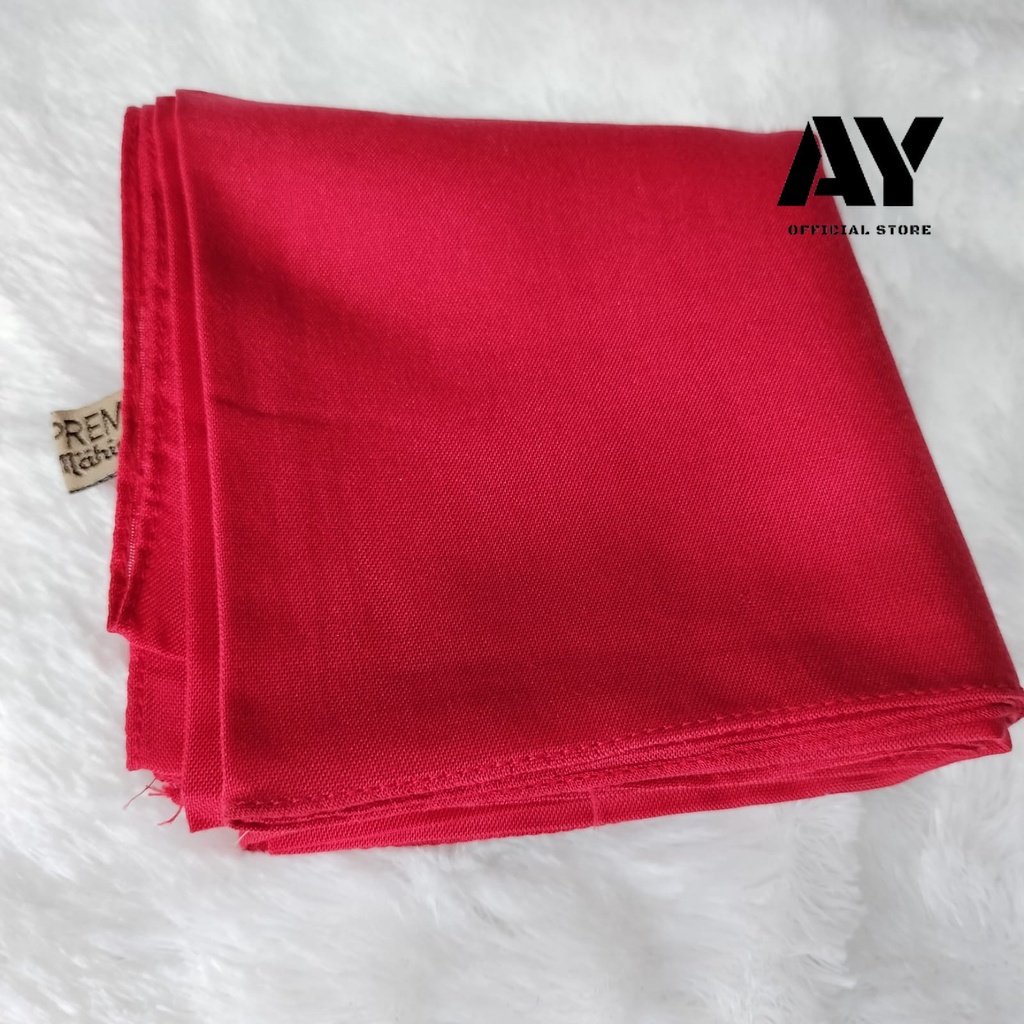kerudung jilbab Segi Empat Paris Premium Polos Original by Al mahira size 110x110/hijab Segi Empat P