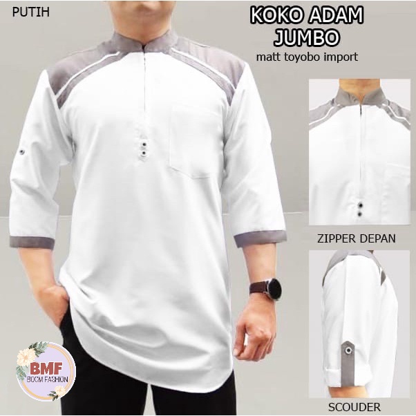 BOOM - TERBARU Koko Kurta Adam M, L, XL, XXL/ Koko Pria/ Baju Muslim Pria/ Model Terbaru 2023