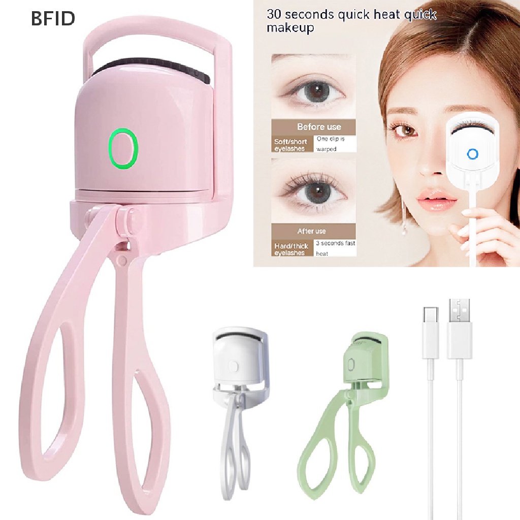 [BFID] Penjepit Bulu Mata Elektrik Pemanas Bulu Mata Lebih Panjang Makeup Lash Curler [ID]