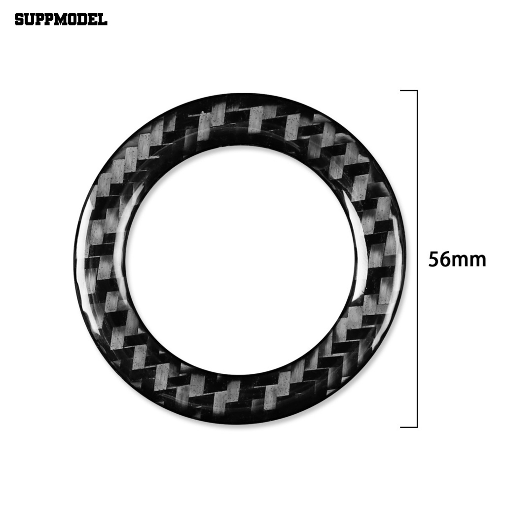 Suppmodel No Marking Tombol Mesin Stiker Penutup Cincin Mobil Styling Dekorasi Tahan Aus Untuk 13-19 Forester