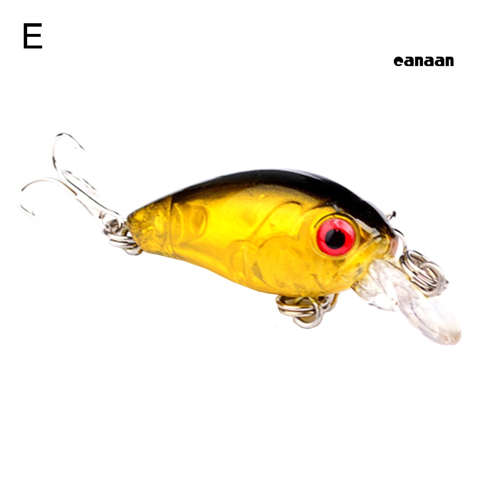Cnn-4.5cm Umpan Manusia Hidup Pancing Buatan Crankbait Wobbler Ikan Renang Umpan Tackle