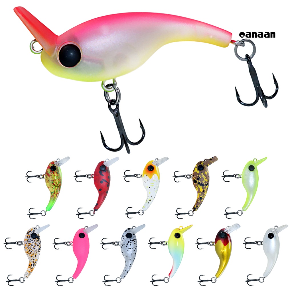 Cnn-7.4g Umpan Pancing Bentuk Hidup Tahan Air Buatan Pengerjaan Halus Pemasangan Mudah Tenggelam Crankbait 3D Mata Realistis Umpan Pancing Untuk Pecinta Memancing