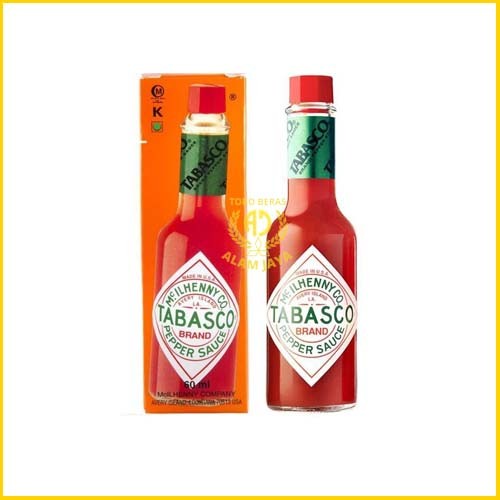 

[Ready-Stock] Tabasco Red Pepper Sauce 60ml - Saus Cabe Tobasco Steak USA- Bumbu