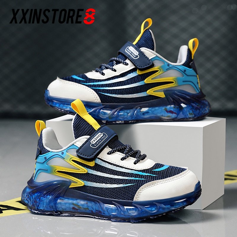 Summer Boys Sports Running Fashion dan sepatu kasual anak -anak deodoran sepatu bernafas ringan sepatu olahraga