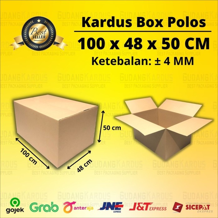 

Kardus Karton Box 100x48x50 CM Kotak Dus Packing Pindahan Jumbo Polos