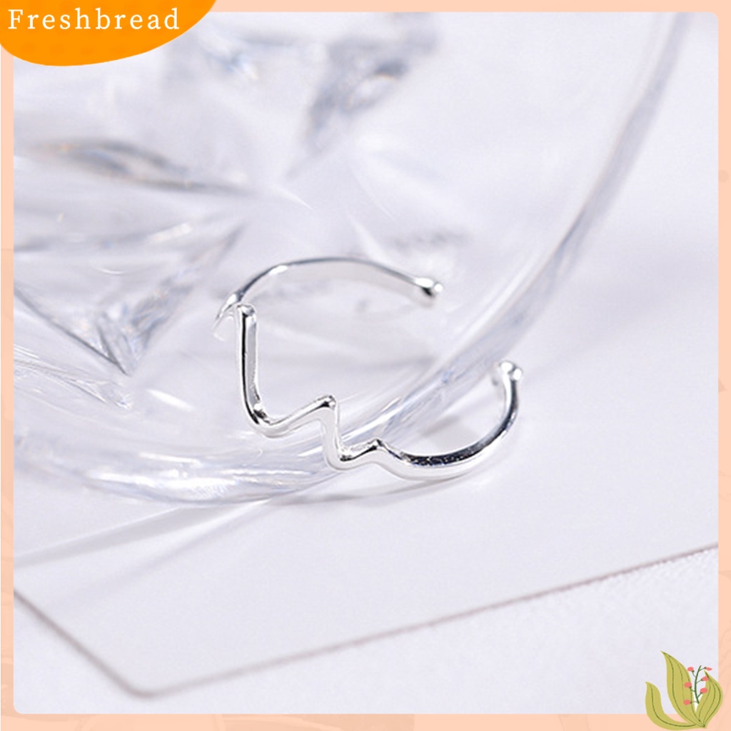 &lt; Freshbread &gt; Cycle Ring Universal Colorfast Tahan Lama Trendy Finger Ring Untuk Pernikahan