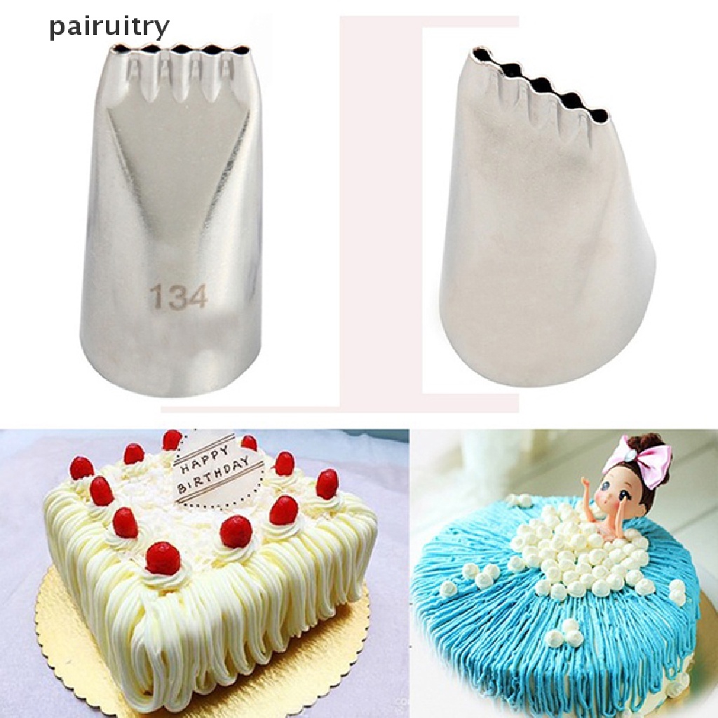 Prt Nozel Kue Cream Pastry Garis Fondant Drawing Icing Piping Alat Panggang Kue PRT