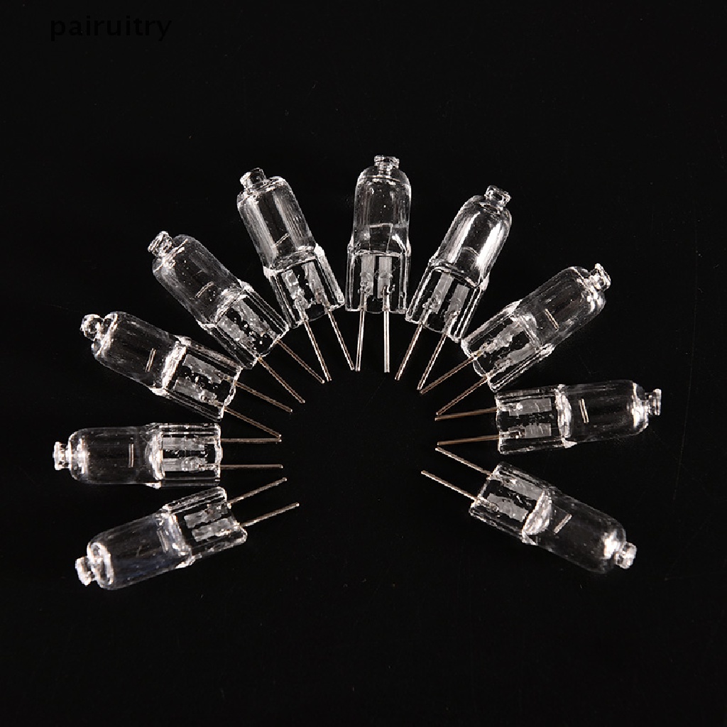 Prt 10Pcs Super Terang G4 12V 20W Tungsten Haen Bulb Lampu Bohlam Lighg Baru PRT