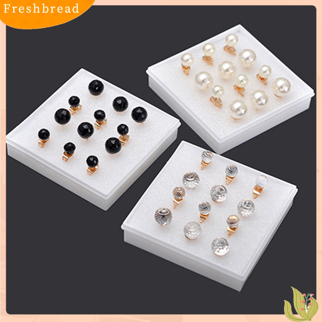 &lt; Freshbread &gt; Anting Desain Bola Ganda Tindik Ringan Mudah Serasi Dengan Anting Menjuntai Untuk Pesta