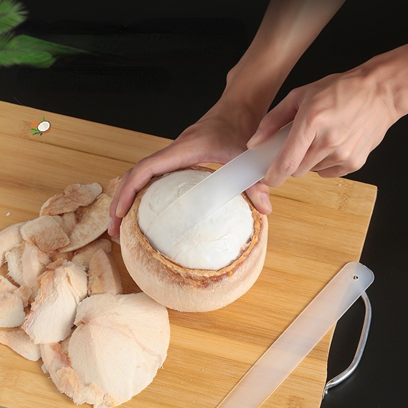 Soft Coconut Opener Dapur Warung Aksesoris Peralatan Masak Penghilang Daging Kelapa Alat Gali Kelapa Fruit Shelling Tool