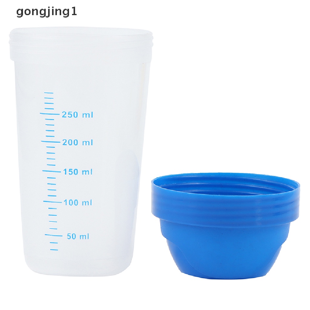 Ggg 300ml Botol Shaker Kreatif Milkshake Bubuk Protein Mixing Bottle Shake Cup ID