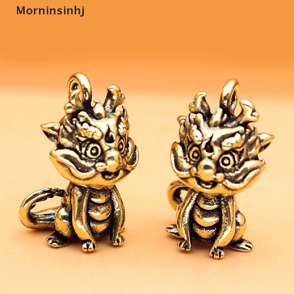 Mornin Antik Bronze Chinese Beast Pixiu Patung Meja Miniatur Patung Ornamen Liontin Dekorasi Aksesoris id