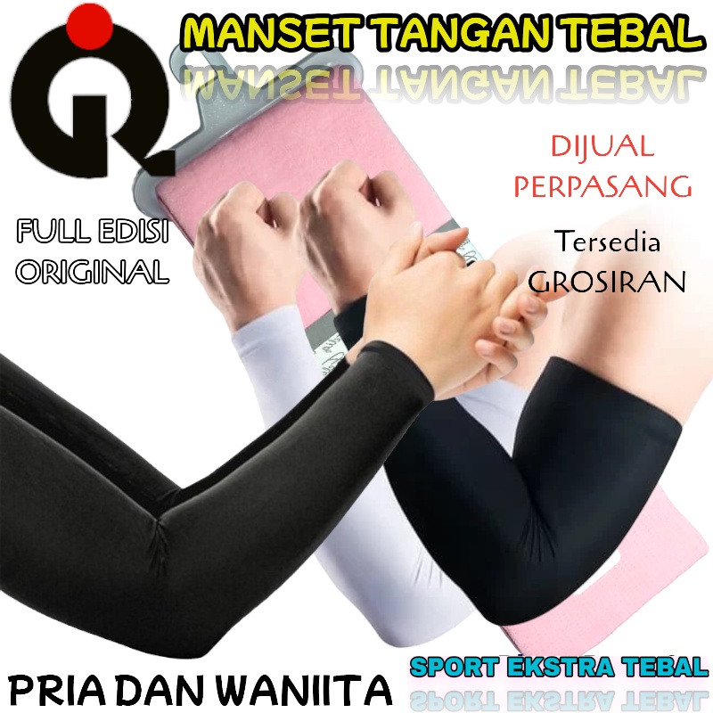 Iltanaqstore, Manset Tangan Tebal Berkualitas/ Mangset Tangan Polos/ Sarung Lengan/ Manset Tangan Muslimah/ Manset Tangan Ping Muda