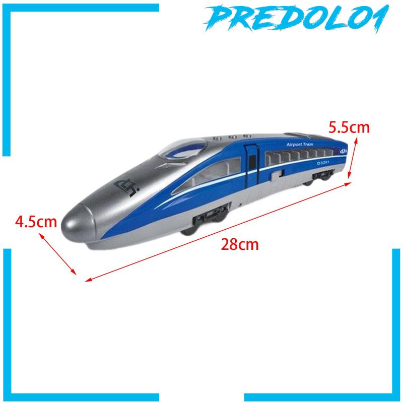 [Predolo1] Mainan Kereta Api Kecepatan Tinggi Pretend Play Mesin Lokomotif Untuk Hadiah Anak