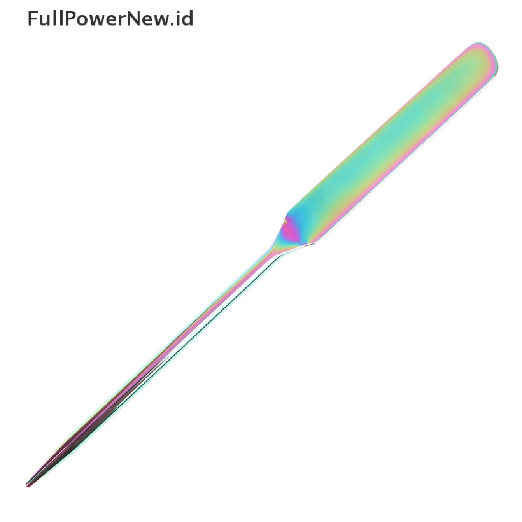 Power 1Pc Spatula Makeup Titanium Warna Mixing Stick Foundation Alat Pencampur Krim ID