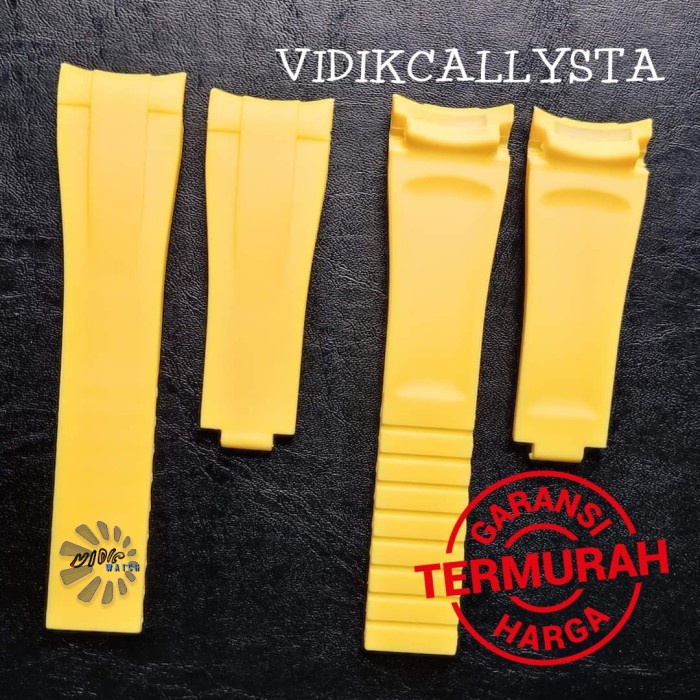 Strap Tali Jam Universal 20mm Curved Yellow KUNING