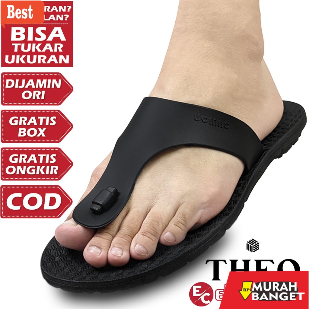 Cocok buat lebaran- Sandal Pria Dewasa Distro Keren Ori CAMOU THEO SERIES ORIGINAL Sendal Jepit Cowo