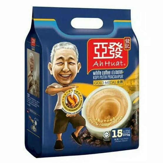 

Ah Huat White Coffee Gold Medal 570gr