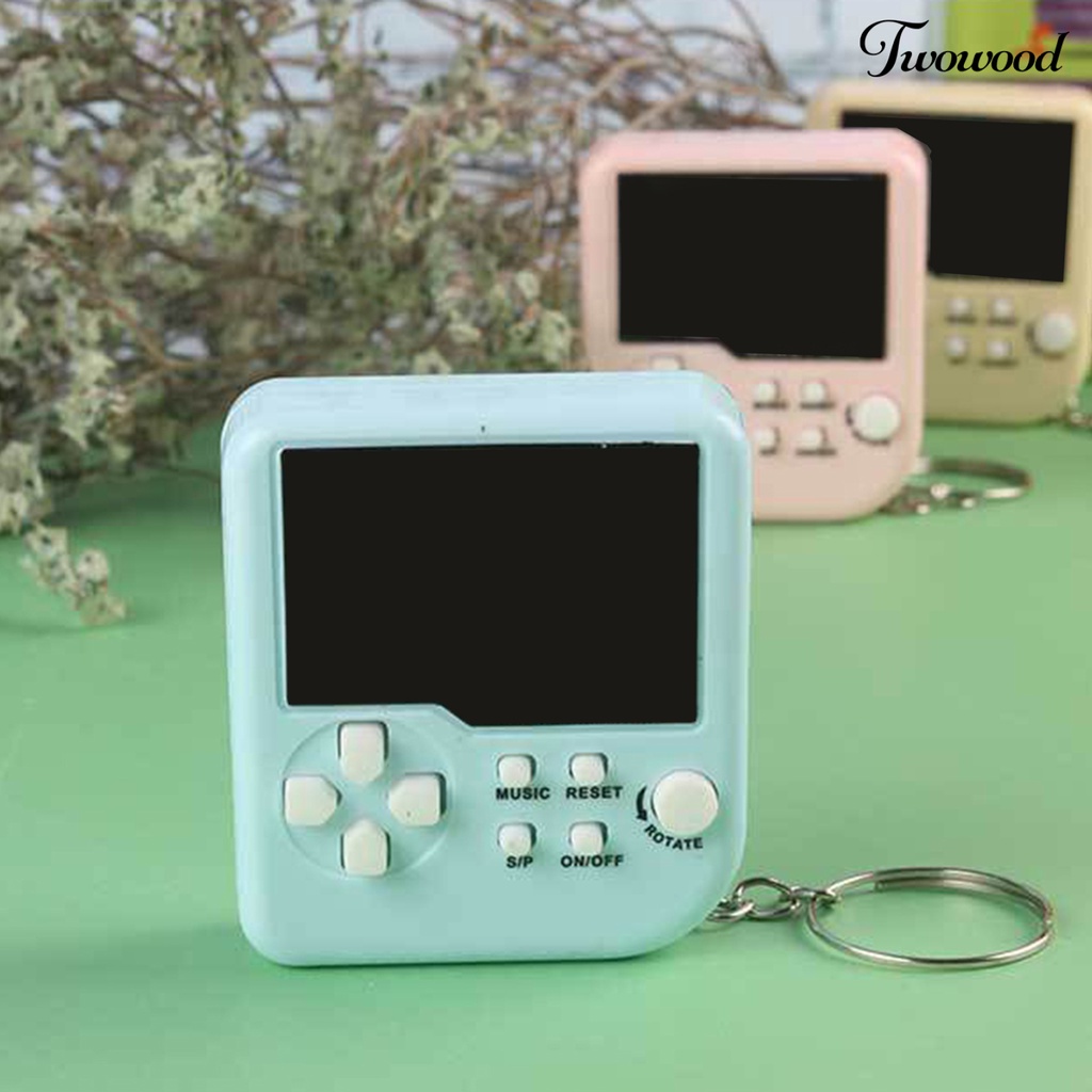 Twowood Keychain99Tingkat Kesulitan Nostalgia Built-in Baterai Pelepas Klasik Stres Koordinasi Tangan-Mata Saku ABS Mesin Memori Mainan Keychain Untuk Santai