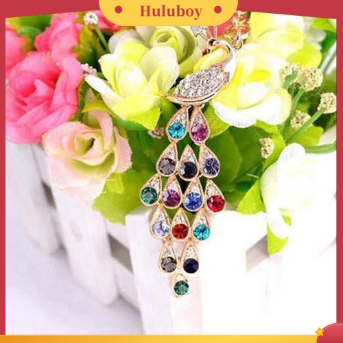 {Ready Stock} Perhiasan Gelang Bangle Rantai Burung Merak Berlian Imitasi Antik Wanita