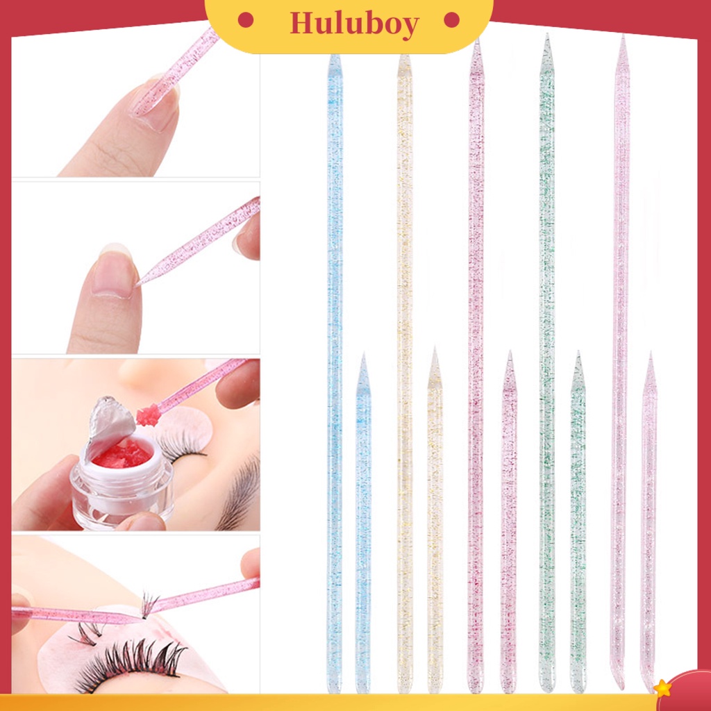 {In Stock} 50Pcs Pena Doting Kuku Gloss DIY Ergonomis Kulit Mati Dorong Kepala Ganda Aplikasi Lebar Manicure Cleaning Nail Art Pens Untuk Salon Kuku