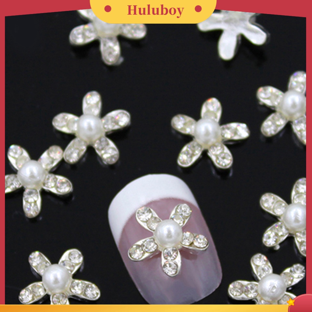 {In Stock} 10Pcs Nail Art Rhinestones Indah Glitter Berlian Imitasi Serbaguna Shiny Nail Tip Dekorasi Untuk Kuku