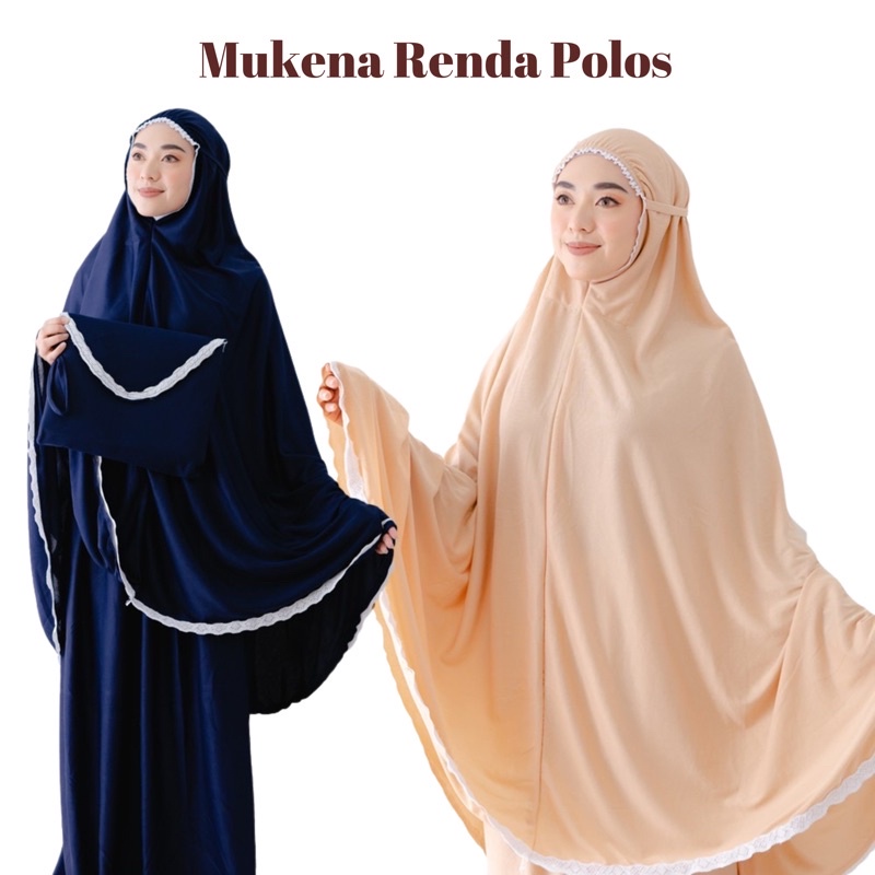 [New Arrival] Mukenah Lebaran 𝐂𝐫𝐨𝐜𝐮𝐬 Mukena Polos Renda Hyget Mukenah Pleated Dewasa Free Ongkir L24
