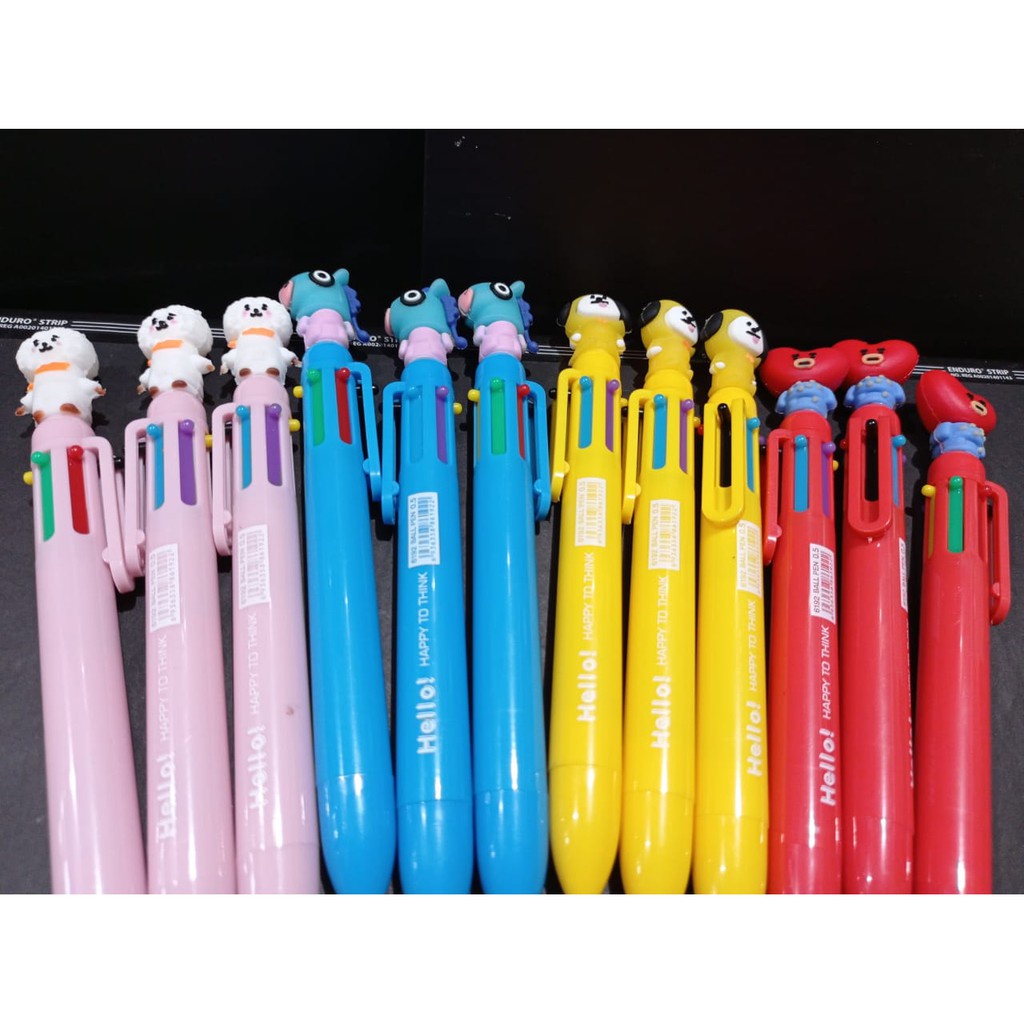 

Pulpen Fancy 6 Warna BT21 6899