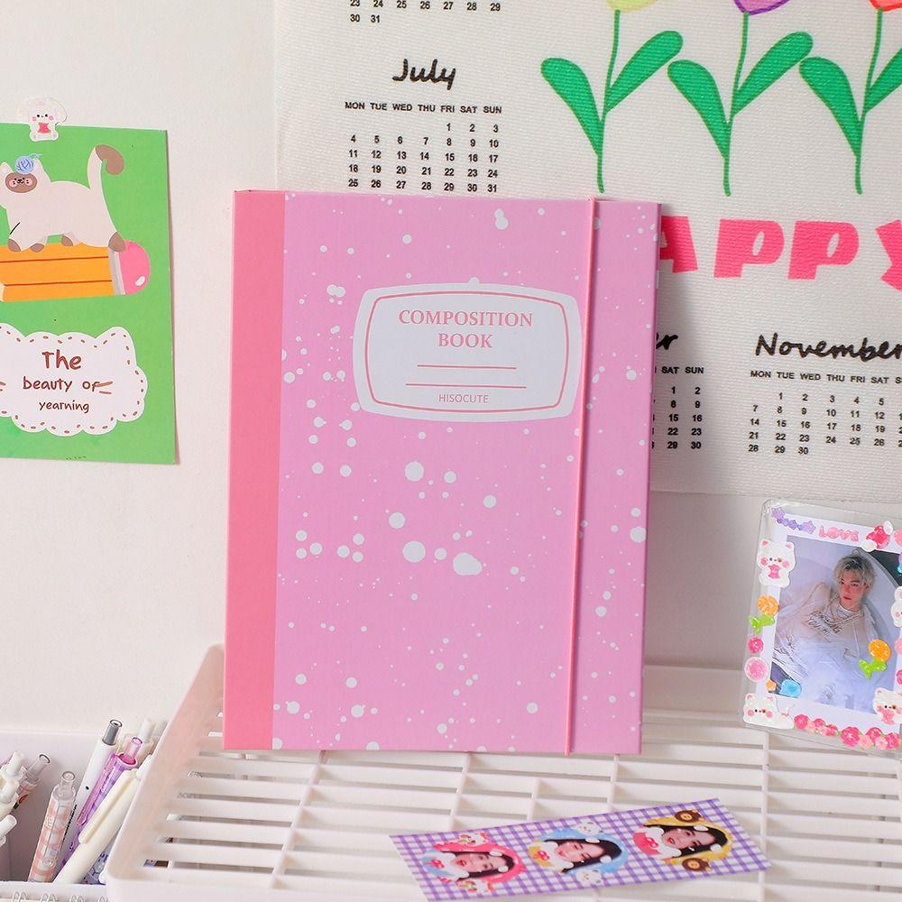 Mxbeauty Photocard Collect Book Kpop Idol Alat Tulis Jounral Cover Notebook Splash-ink Chasing Stars Card Holder