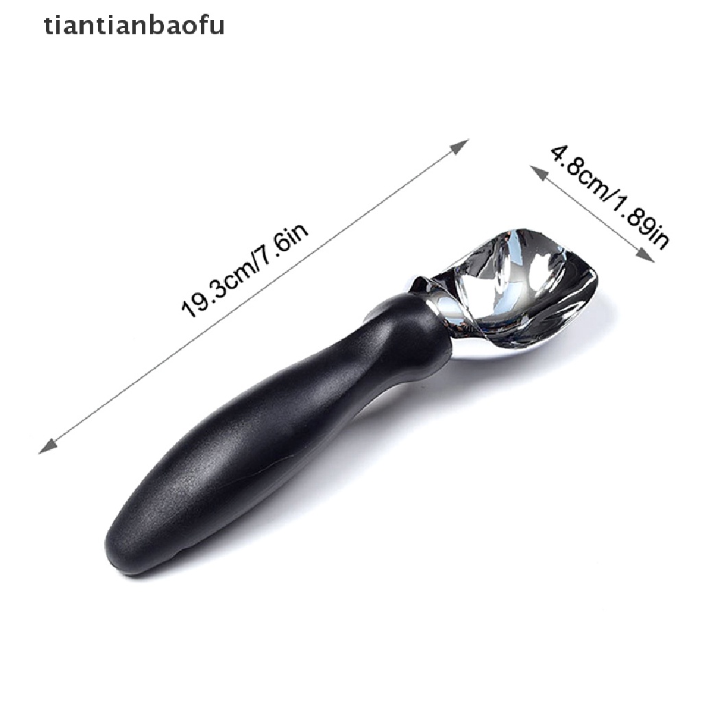 [tiantianbaofu] 1pc Zinc Alloy Es Krim Sendok Ice Cream Scoop Gali Bola Sendok Alat Dapur Butik