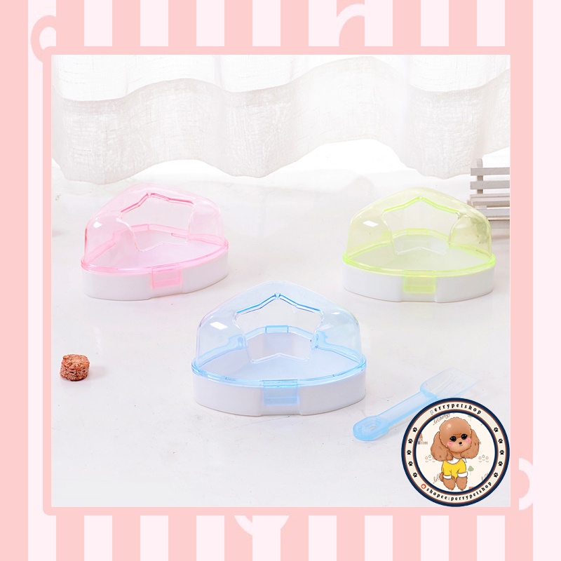 Tempat Mandi Model Segitiga Hamster Lucu