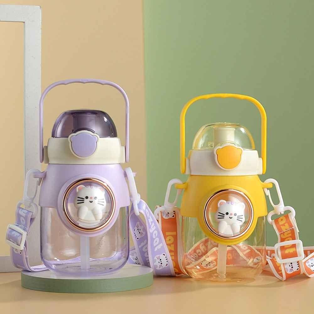 Populer Botol Air Minum Anak Fashion Tempat Minum Cangkir Air Anti Bocor