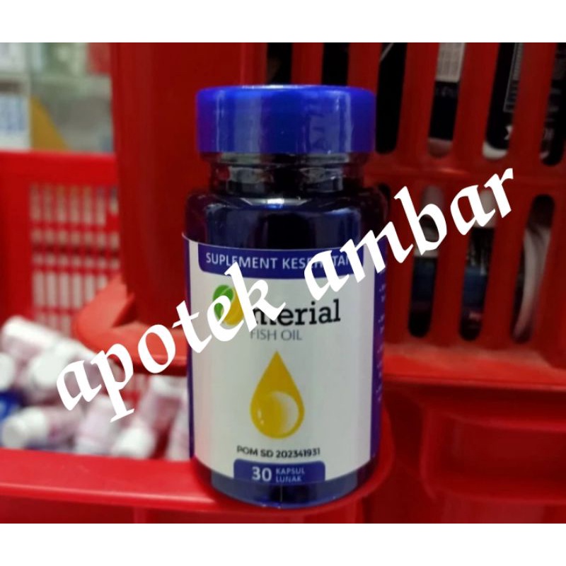 100% ORIGINAL merial fish oil original asli obat herbal suplemen kesehatan