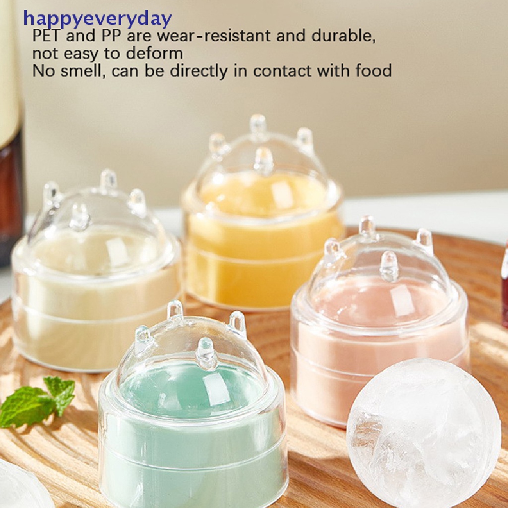 [happy] 1pc Sphere Cetakan Es Batu Slow Melg DIY Ice Ball Bulat Jelly Membuat Cetakan [ID]