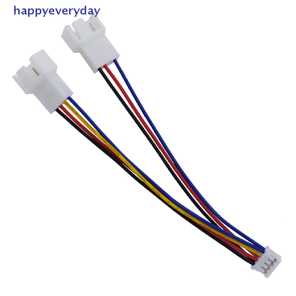 [happy] Kabel Power Kipas Angin 12cm PH2.0 Kecil 4Pin Ke Double 3Pin/4Pin PVC Fan Cable Power [ID]