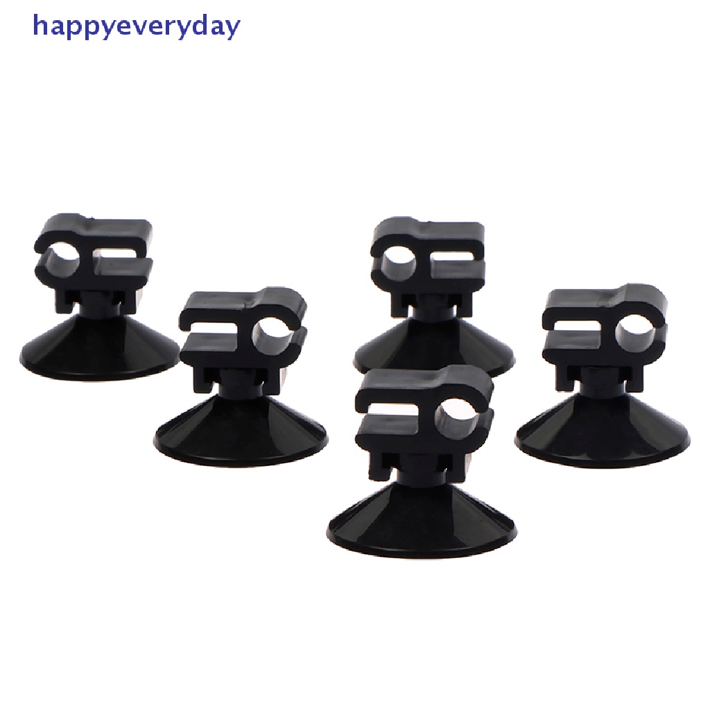 [happy] 5pcs Aquarium Suction Cup Klip Tabung Gesper Ikan Kawat Selang Pompa Sucker [ID]