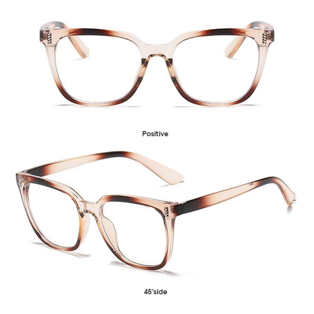 Kacamata Kotak Nanas Vintage Vision Care Gradasi Oversized Optical Glasses