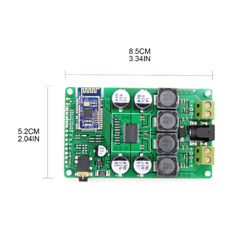 Zzz Bluetooth-Kompatibel5 0 Receiver Amplifier Board 30Wx2 20W Speaker Musik Mini Amplifier DIY Modul