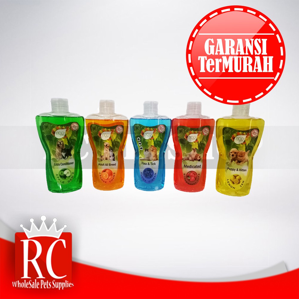 Shampoo Kucing, Shampoo Anjing Ecopet 240 ml All Varian