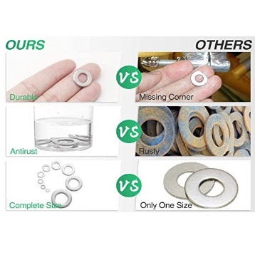 Ring Baut Oli Washer Plat Stainless Steel Complete Size 360PCS - Silver