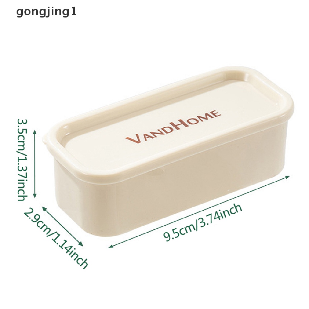 Ggg Ins Portable Cotton Swab Box Travel Floss Holder Case Serba Serbi Kotak Organizer Kawat Tahan Debu Earphone Kabel Kotak Penyimpanan ID